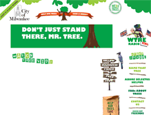 Tablet Screenshot of milwaukeetrees.milwaukee.gov